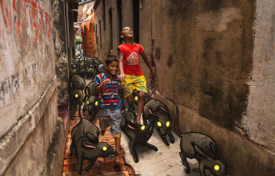 I Bombed The Beautiful 'City Of Joy' With Unique And Hilarious Doodles! I Bombed The Beautiful 'City Of Joy' With Unique And Hilarious Doodles!