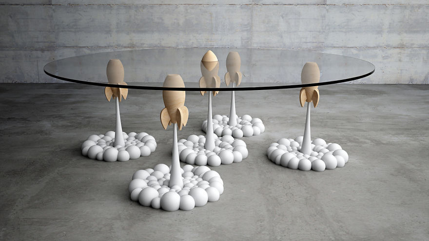 Rocket Coffee Table By Stelios Mousarris Rocket Coffee Table By Stelios Mousarris