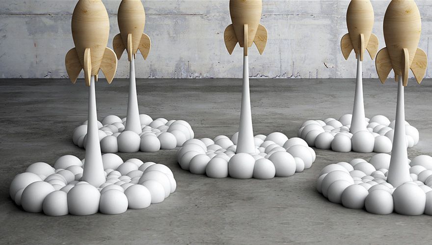 Rocket Coffee Table By Stelios Mousarris