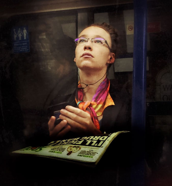 Guy Secretly Shoots Subway Passengers As 16th-Century Paintings Guy Secretly Shoots Subway Passengers As 16th-Century Paintings