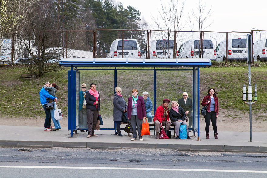 My Unstaged Portraits Of Strangers At Public Bus Stops My Unstaged Portraits Of Strangers At Public Bus Stops