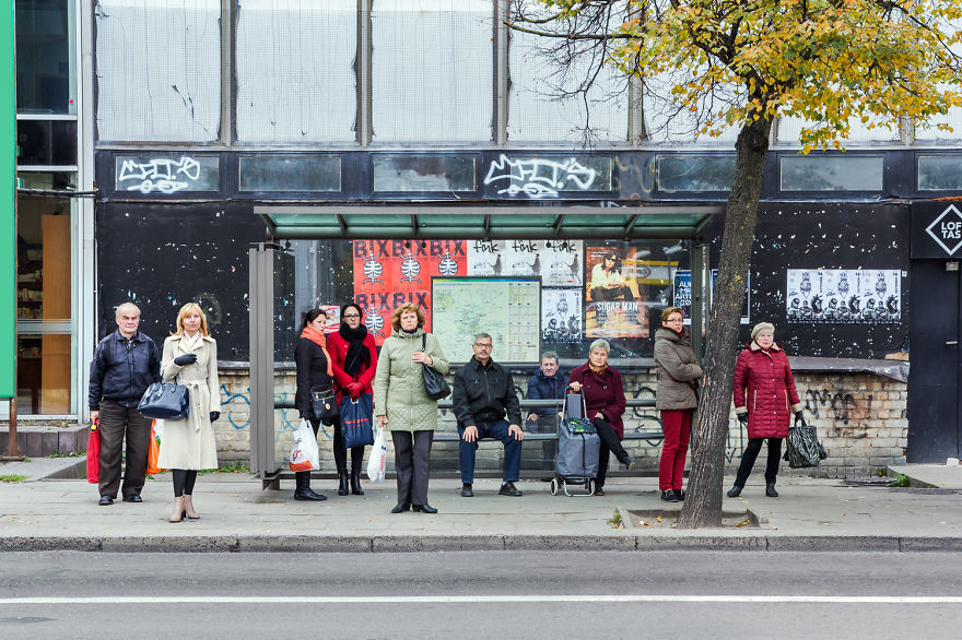 My Unstaged Portraits Of Strangers At Public Bus Stops My Unstaged Portraits Of Strangers At Public Bus Stops