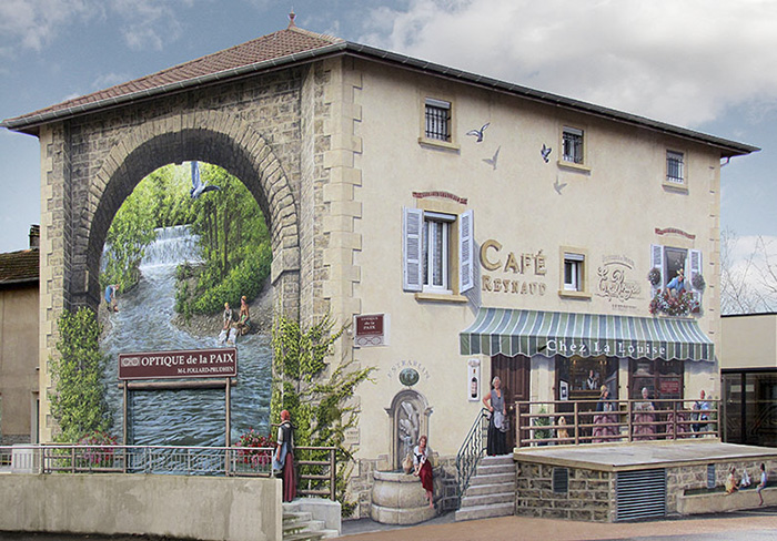 French Artist Transforms Boring City Walls Into Vibrant Scenes Full Of Life French Artist Transforms Boring City Walls Into Vibrant Scenes Full Of Life