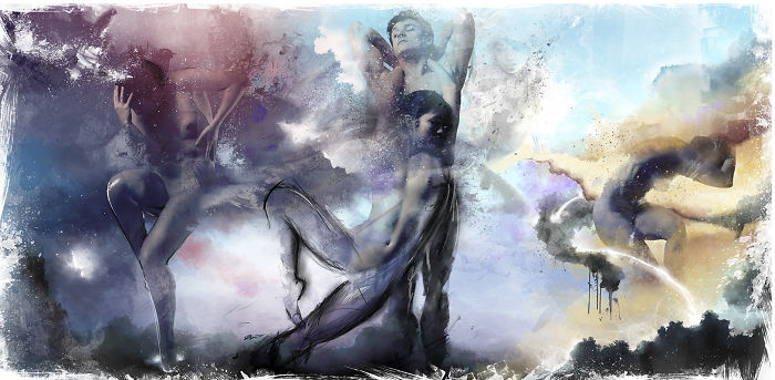 I Photograph Dancers And Turn Them Into Abstract Digital Paintings