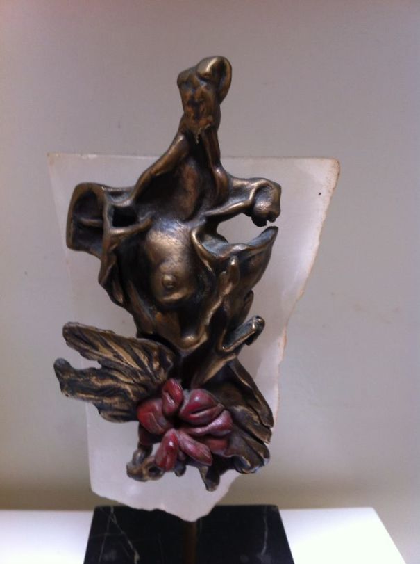 The Invisible Worm - I Picked Up A Blob Of Melted Wax To Form Neck And It Was A Male Torso