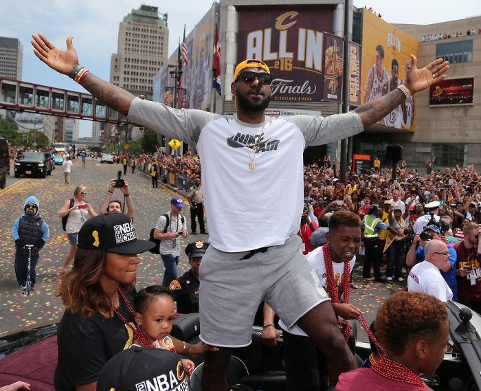 Tyrion Celebrating With The Cavs