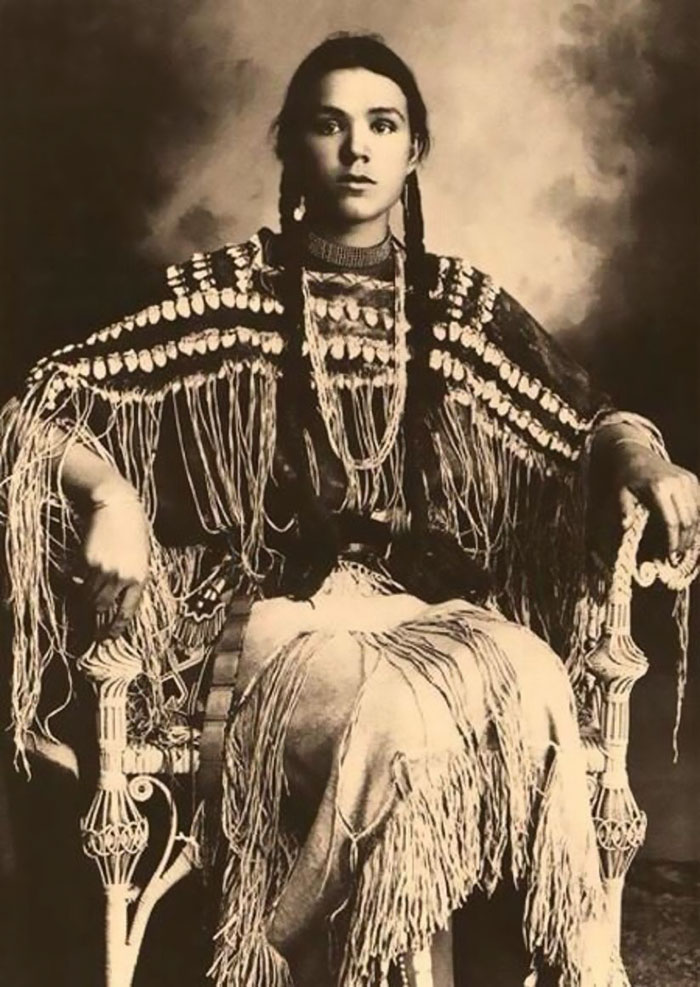 Gertrude Three Finger, Cheyenne, 1869-1904, By William E. Irwin