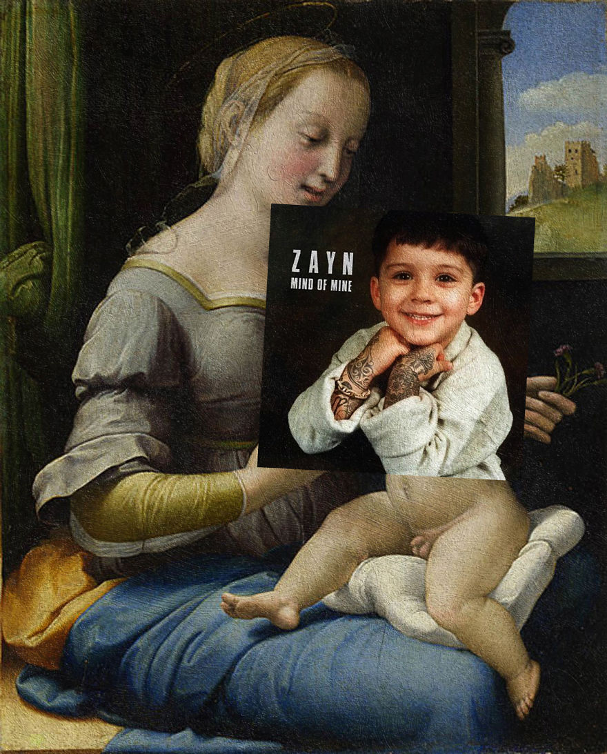 I Combine Album Covers With Classical Paintings (Part 2)