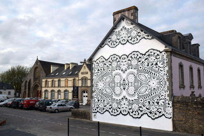 I Cover City Streets In Lace Street Art (Part 3)