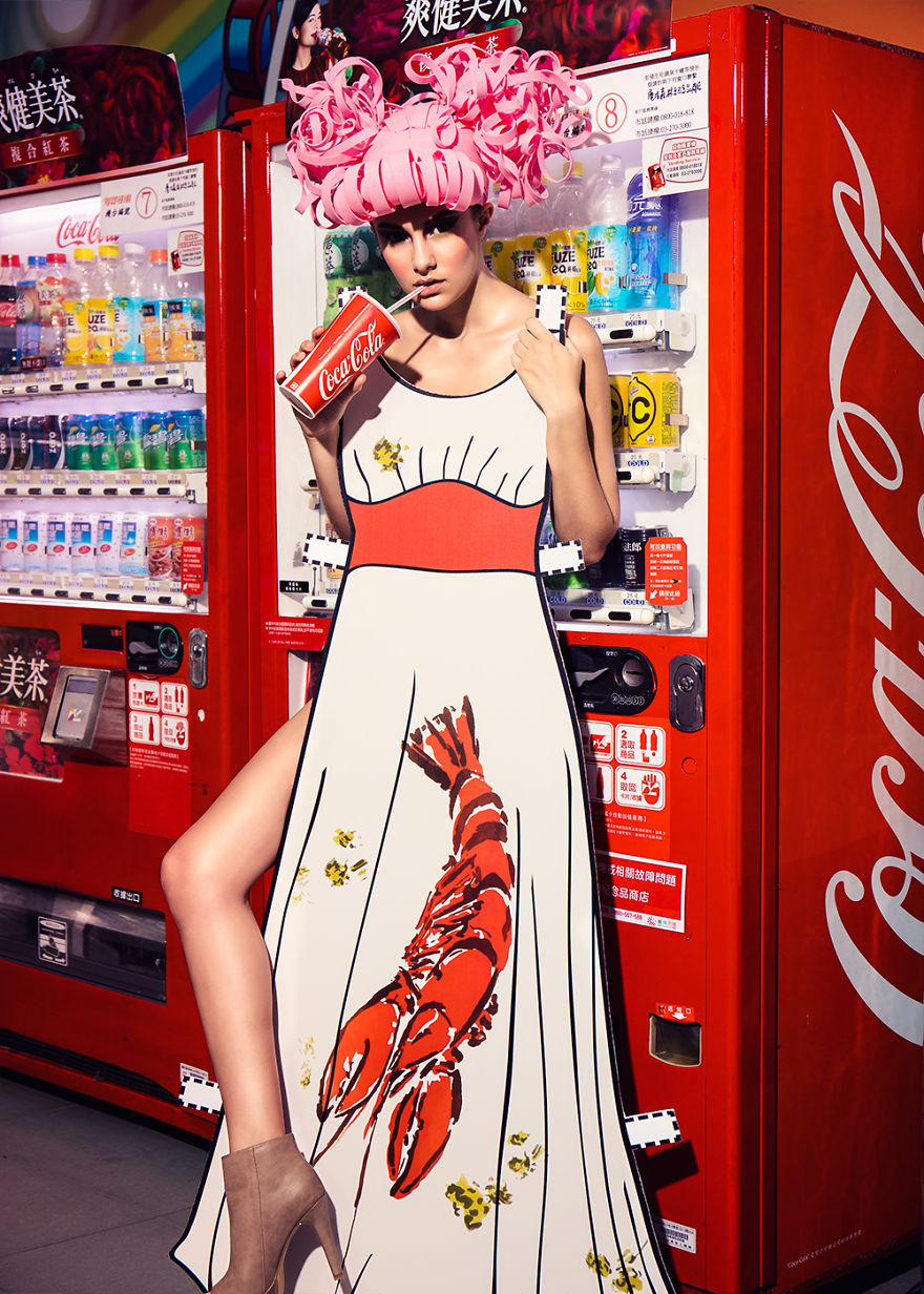 Real-Life Paper Doll: I Made 9 Paper Cutouts Inspired By Iconic Fashion Designs Real-Life Paper Doll: I Made 9 Paper Cutouts Inspired By Iconic Fashion Designs