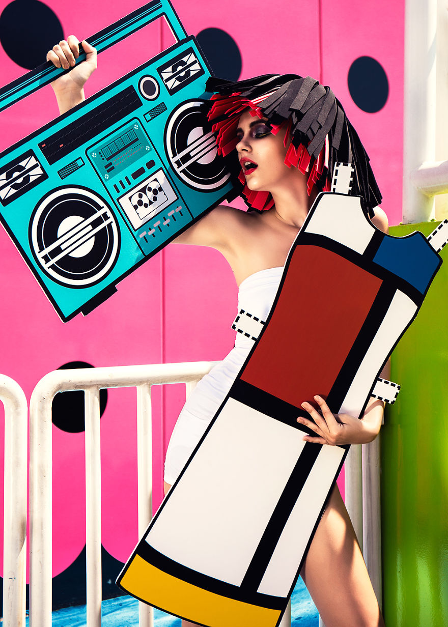 Real-Life Paper Doll: I Made 9 Paper Cutouts Inspired By Iconic Fashion Designs Real-Life Paper Doll: I Made 9 Paper Cutouts Inspired By Iconic Fashion Designs