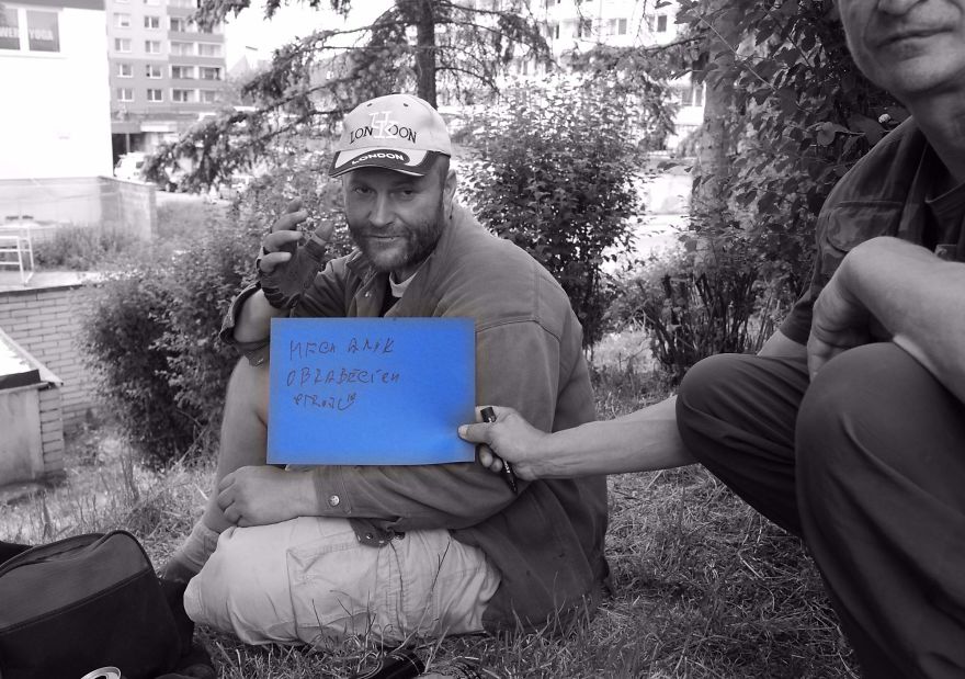 I Recorded The Black & White World Of Homeless People