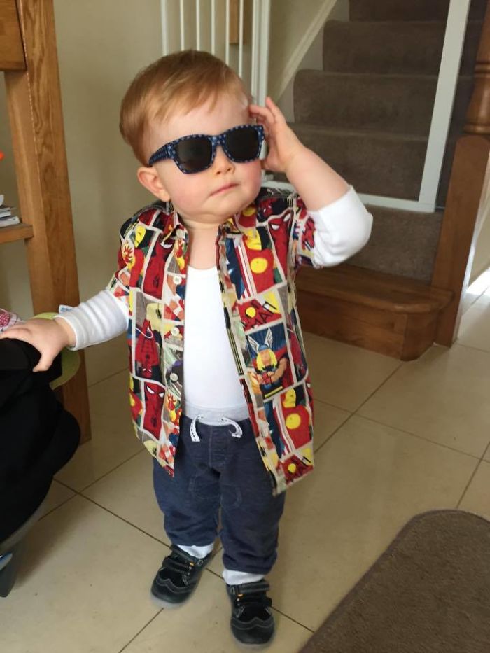 My 1 Year Old Son Ended Up Looking Like Ace Ventura