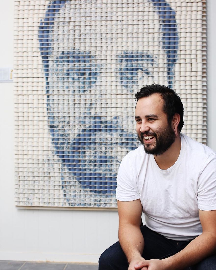 Spent 2 Months Throwing 2500+ Vessels To Create A Self-Portrait Spent 2 Months Throwing 2500+ Vessels To Create A Self-Portrait