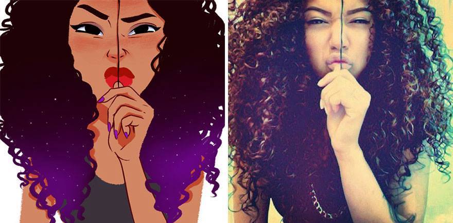 Photos Of Common People Into Fun Illustrations