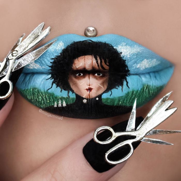 Creative-lip-makeup