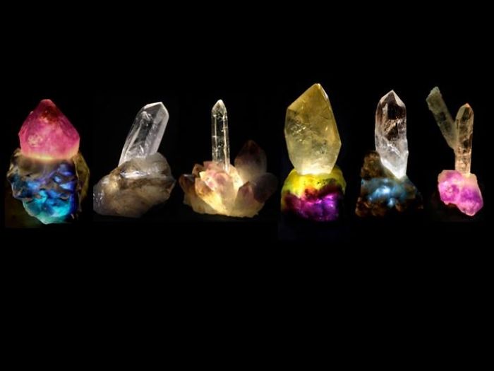My Father-In-Law Hand-Makes These Amazing Led Lamps From Natural Minerals And Crystals
