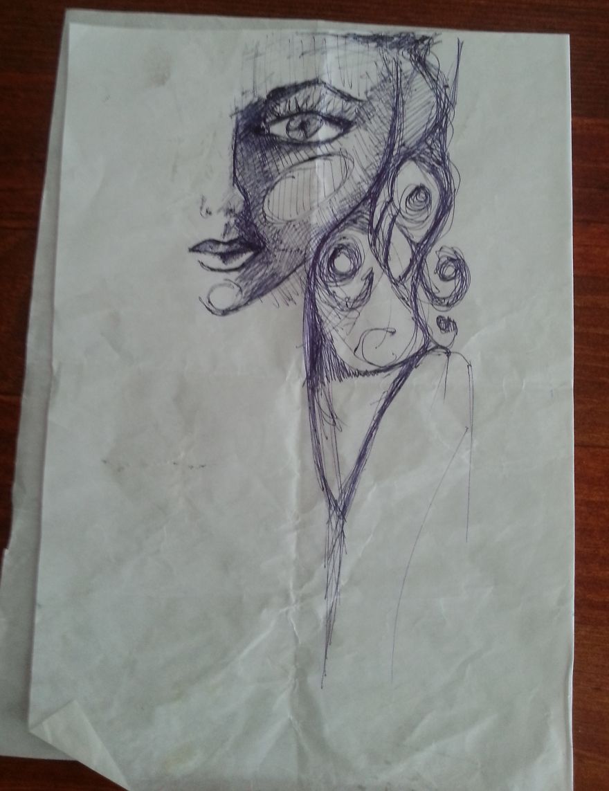 I Found Old And New Works In A Folder. I Named The Folder &bdquo;million Faces&ldquo; Due To Its Content.