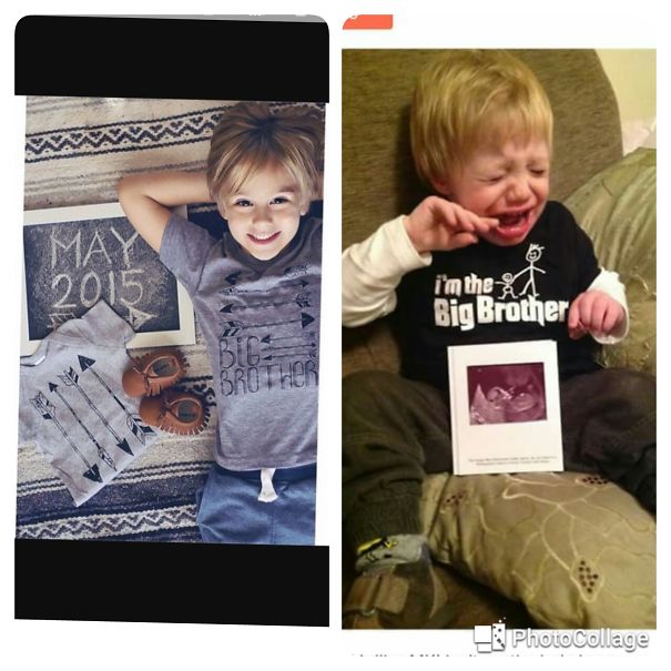 Pregnancy Reveal. #nailedit