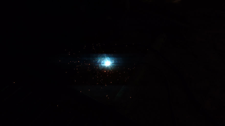 I Make Galaxies Through Welding.