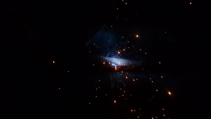 I Make Galaxies Through Welding.