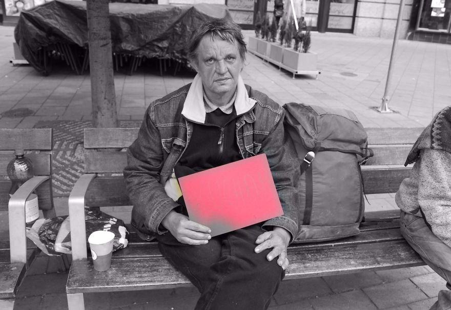 I Recorded The Black & White World Of Homeless People