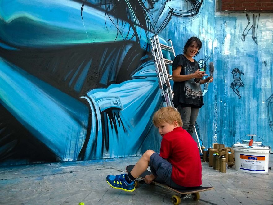 Italian Street Artist Takes Us Underwater By Painting This Mural