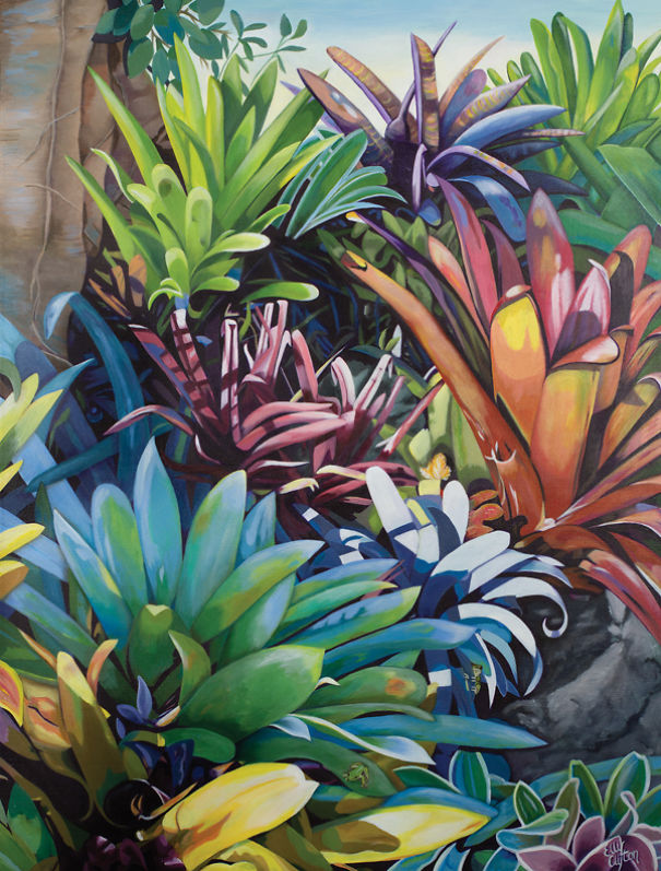 I Paint Colorful Bromeliads