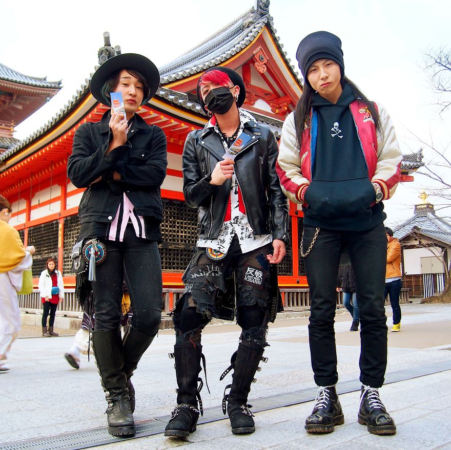 Akihiko, Daisuke And Hiroki. Kiyomizu Temple, Kyoto, Japan