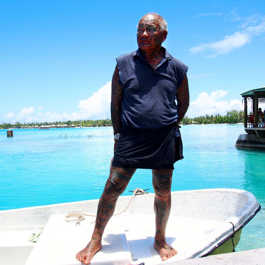 Huri, Taxiboat. Rangiroa Atoll, French Polynesia, France