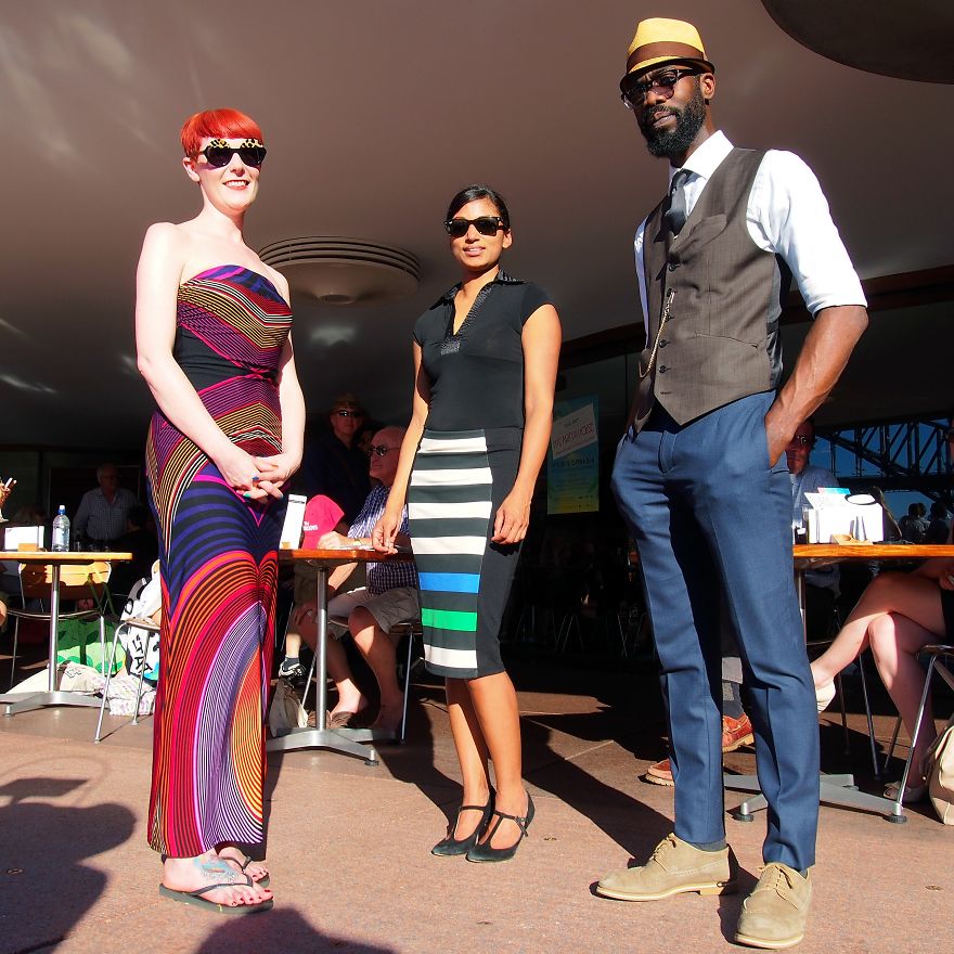 Catherine, Amriitha And Sam, Opera House Bar. Sydney, Australia