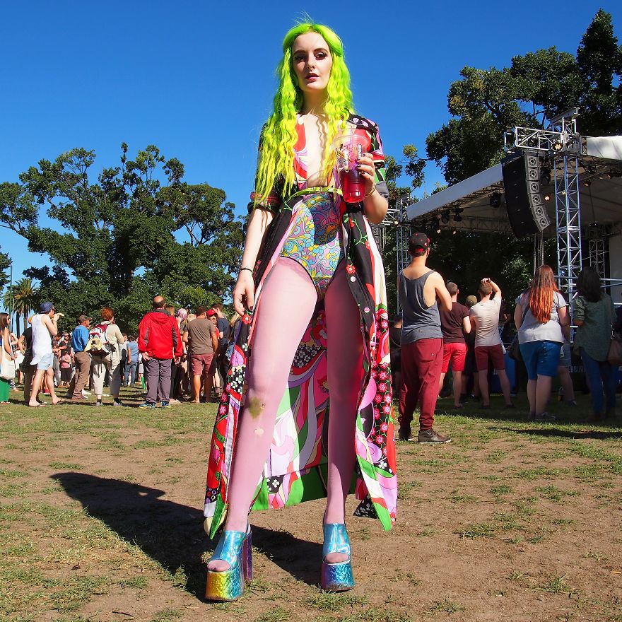 Aghata, Performance Artist, Midsumma Festival (Jan 2014). Melbourne, Australia