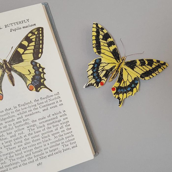 I Create Bugs, Butterflies, And Insects Using Recycled Paper, Wire And Thread I Create Bugs, Butterflies, And Insects Using Recycled Paper, Wire And Thread