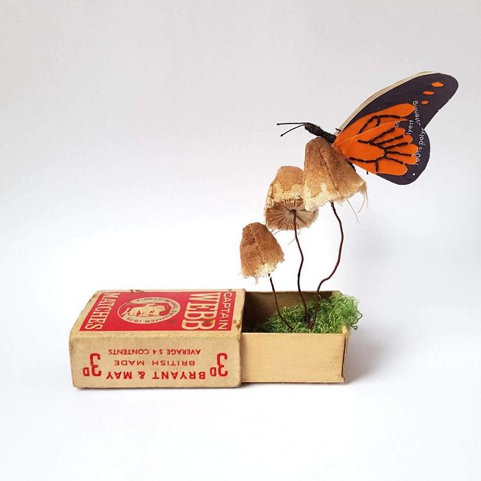 I Create Bugs, Butterflies, And Insects Using Recycled Paper, Wire And Thread I Create Bugs, Butterflies, And Insects Using Recycled Paper, Wire And Thread