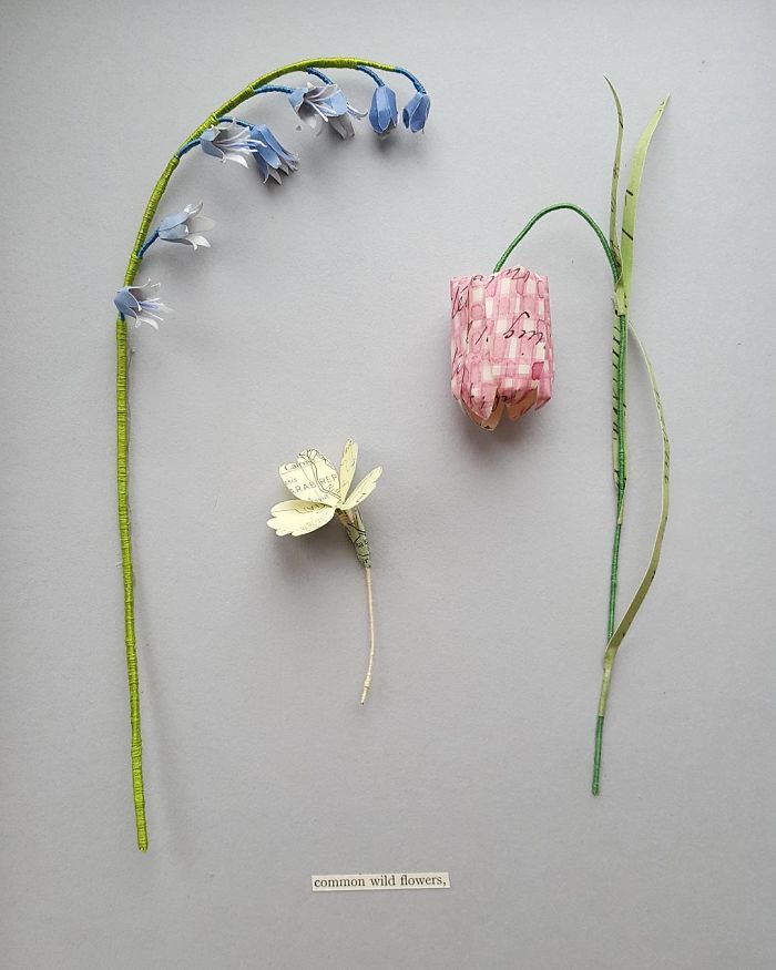 I Create Bugs, Butterflies, And Insects Using Recycled Paper, Wire And Thread I Create Bugs, Butterflies, And Insects Using Recycled Paper, Wire And Thread