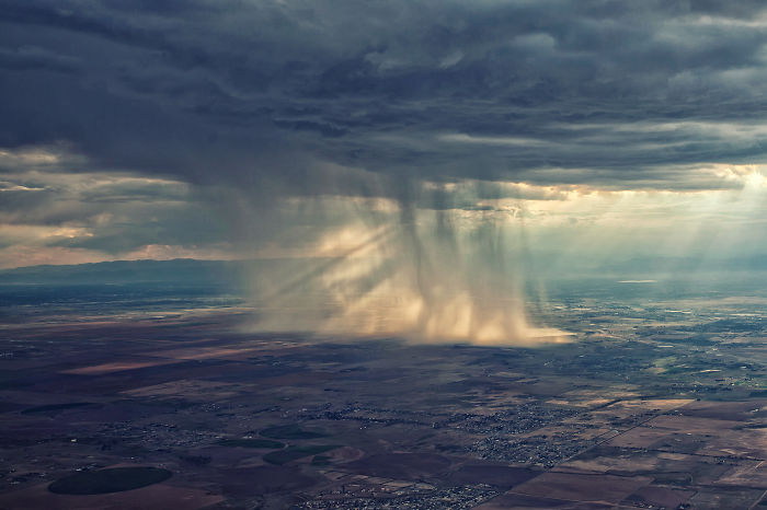 As Seen Rain, You Can See It From A Plane.