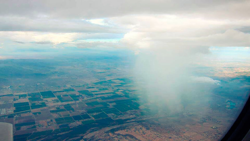 As Seen Rain, You Can See It From A Plane.