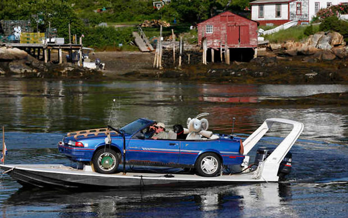 Ridin' In A Car/boat Thingy