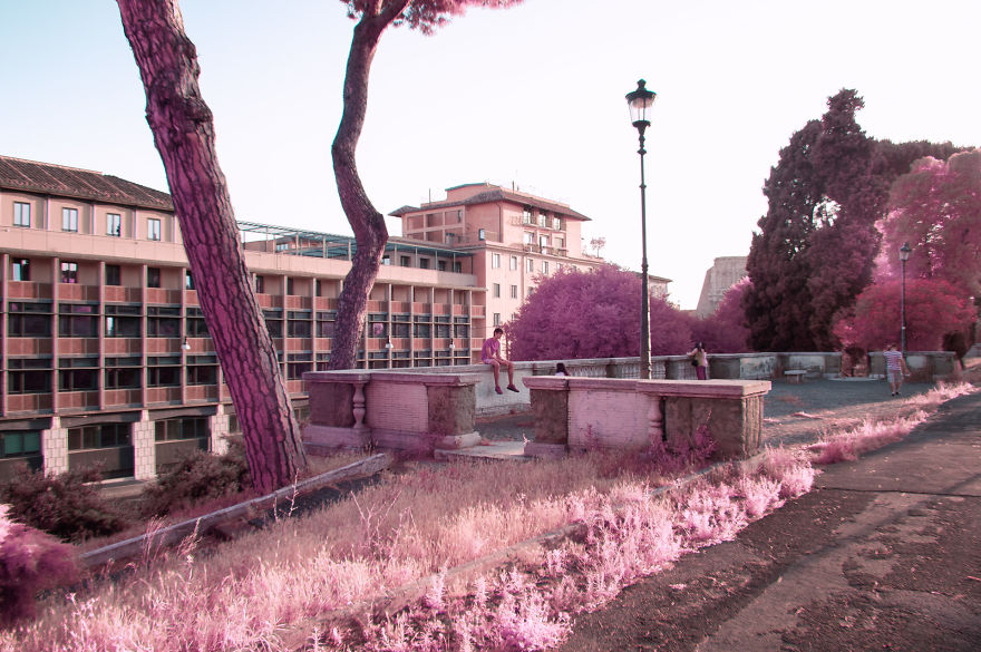 I Photographed Rome In Infrared