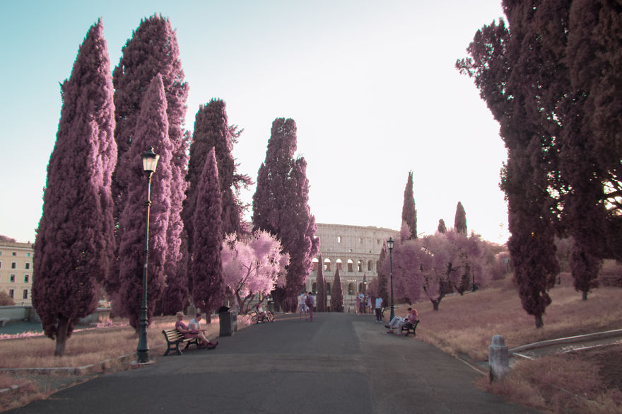 I Photographed Rome In Infrared