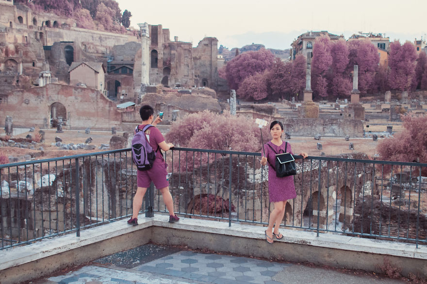 I Photographed Rome In Infrared