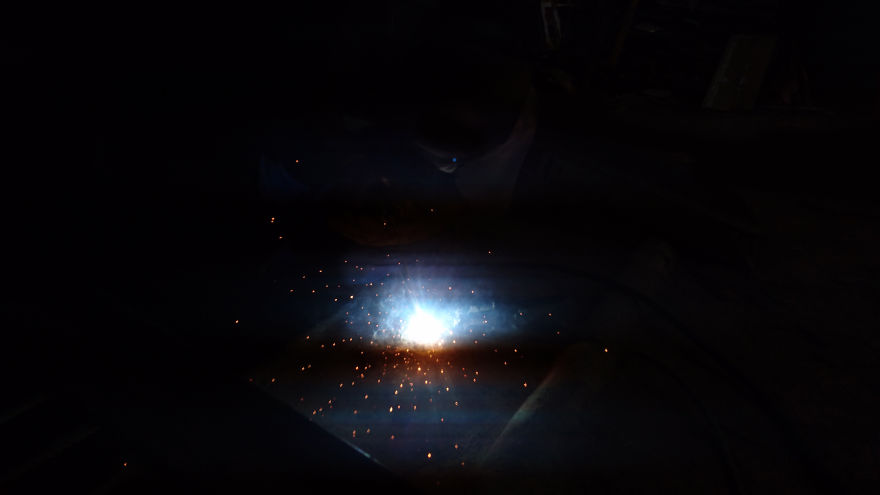 I Make Galaxies Through Welding.