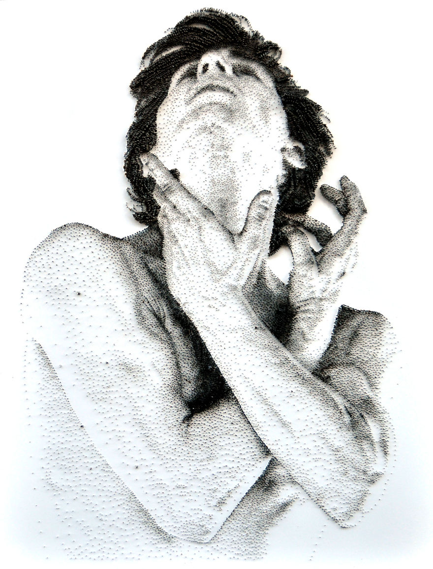 Sculptures That I Created With Hundreds Of Thousands Of Nails