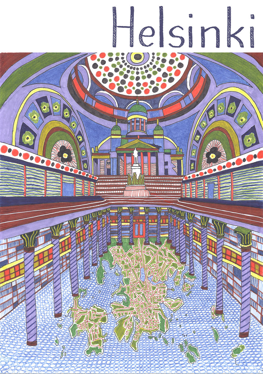 I Make Unique Illustrations Representing Cities