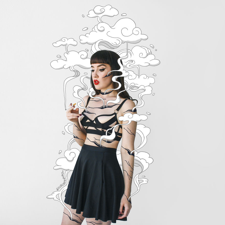 Her Head Is Always In The Clouds