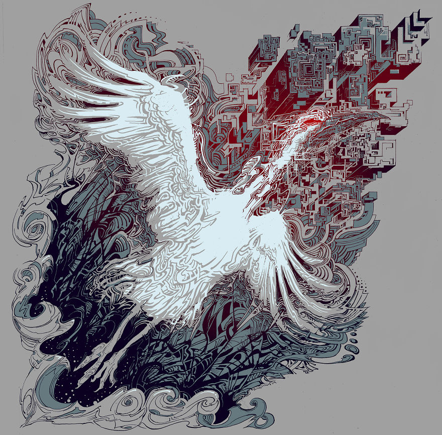 I Create Psychedelic Drawings To Express Beauty, Pain And My Version Of The Divine I Create Psychedelic Drawings To Express Beauty, Pain And My Version Of The Divine