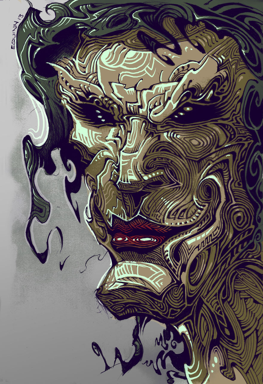 I Create Psychedelic Drawings To Express Beauty, Pain And My Version Of The Divine I Create Psychedelic Drawings To Express Beauty, Pain And My Version Of The Divine