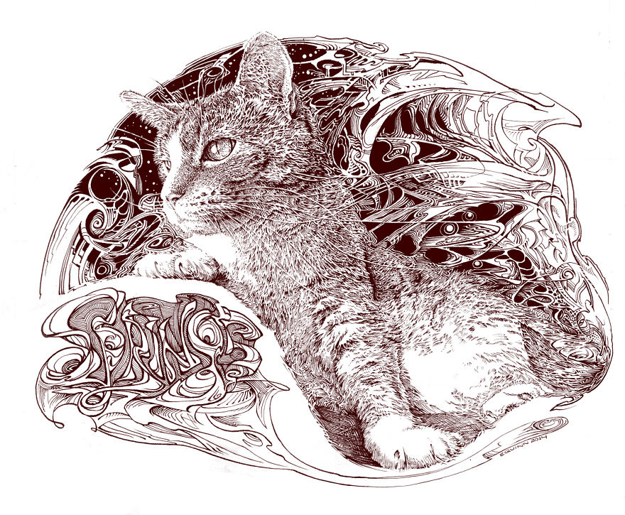 I Create Psychedelic Drawings To Express Beauty, Pain And My Version Of The Divine I Create Psychedelic Drawings To Express Beauty, Pain And My Version Of The Divine