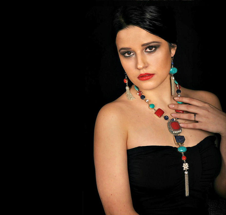 I Created Embroidered Jewelry With Gemstones And Swarovski Elements