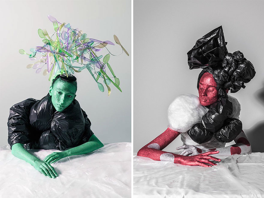 I Create Fashion From Items People Throw Away Immediately After Using Them I Create Fashion From Items People Throw Away Immediately After Using Them